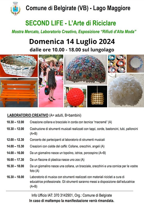 SECOND LIFE - L’Arte di Riciclare 14/07/24